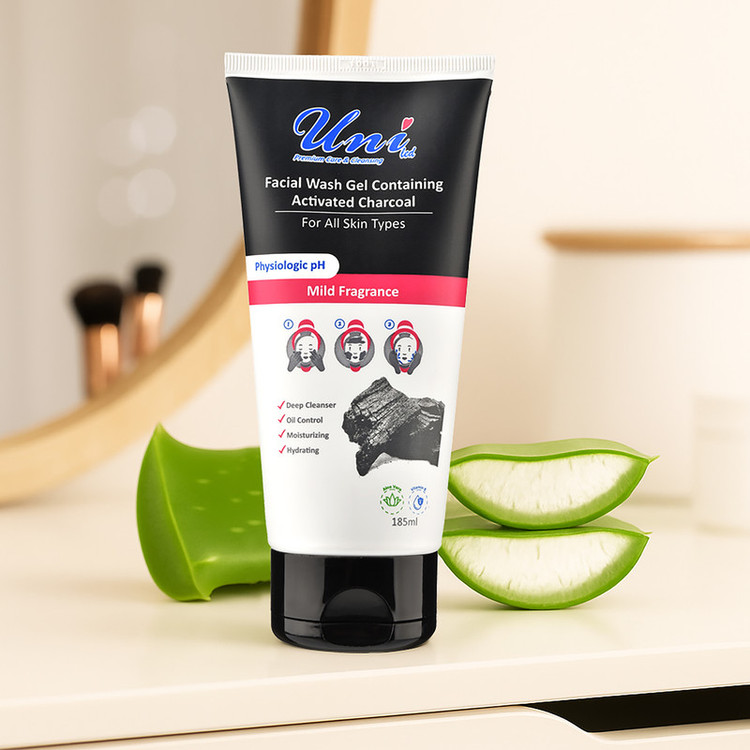ژل شستشو صورت یونی لد مدل Activated Carbon مناسب برای انواع پوست حجم 185 میلی لیتر