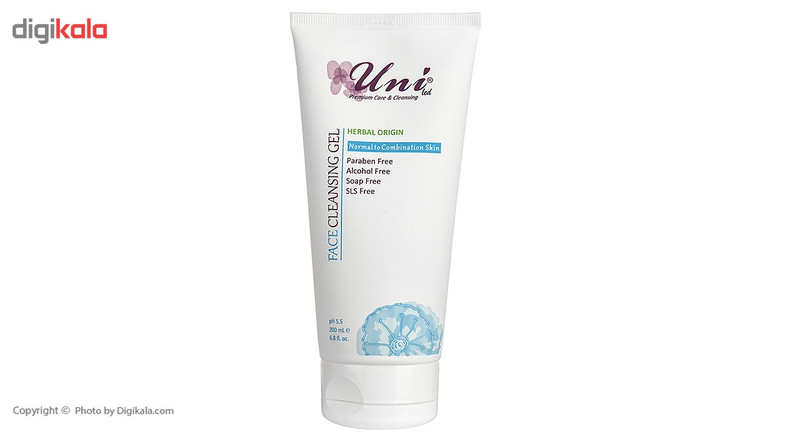 ژل پاک کننده صورت یونی لد مدل Normal To Combination Skin حجم 200 میلی لیتر