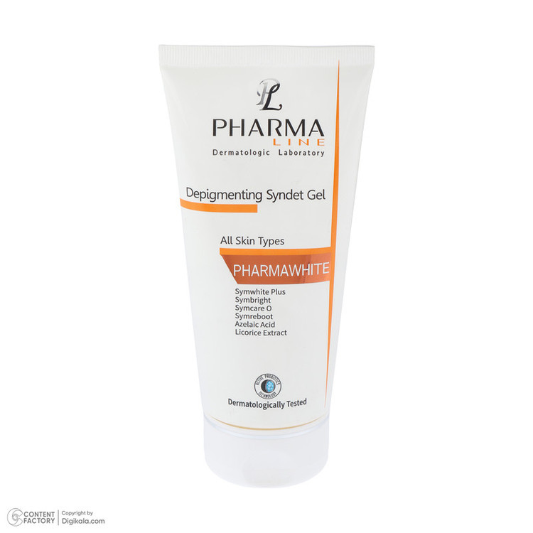 ژل شستوشوی صورت فارمالاین مدل PHARMAWHITE مناسب برای انواع پوست حجم 200 میلیلیتر