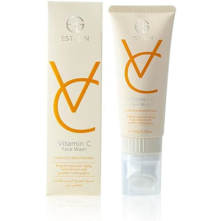فوم شستوشوی صورت استیلن مدل vitamin c مناسب برای انواع پوست حجم 100 میلیلیتر