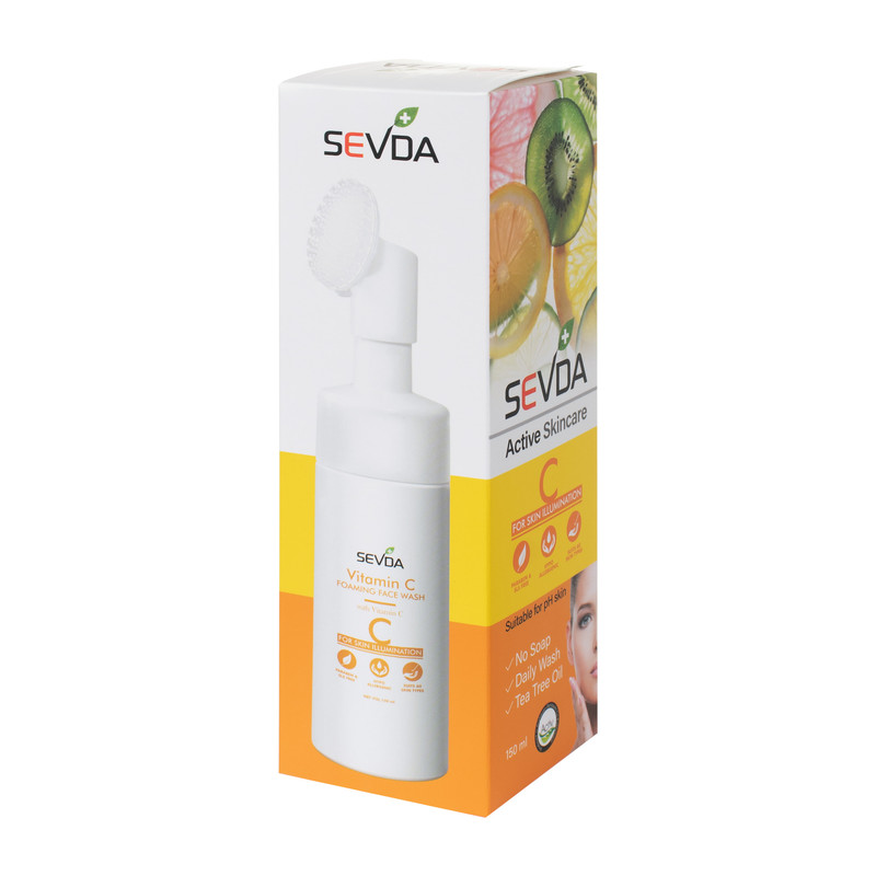 فوم شستشو صورت سودا مدل VITAMIN C حجم 150 میلیلیتر