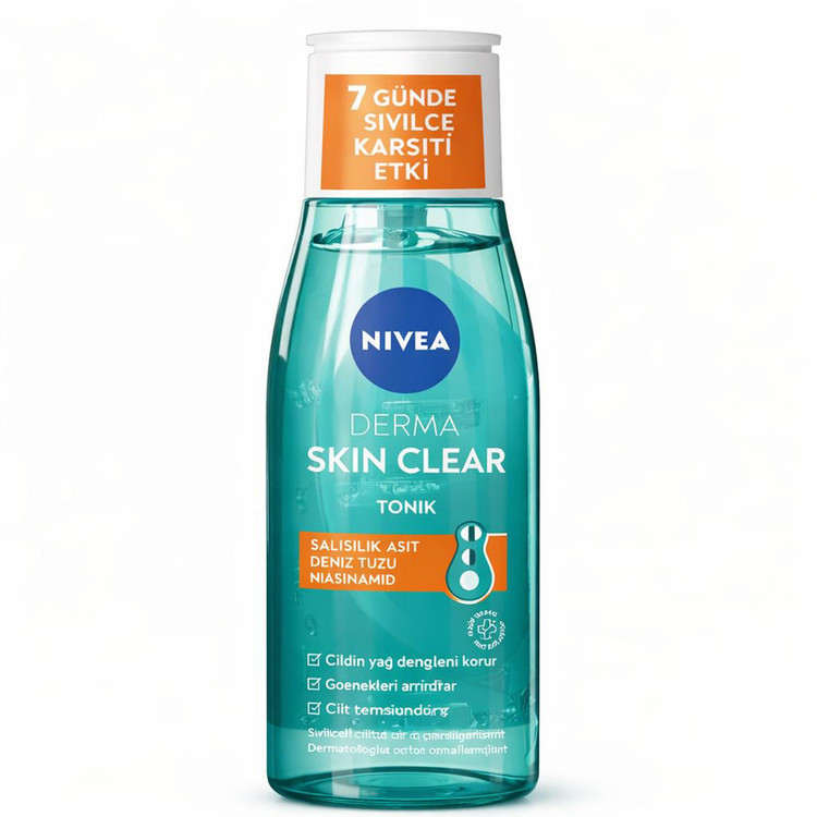 محلول پاککننده آرایش صورت نیوآ مدل Skin Clear مناسب برای انواع پوست حجم 200 میلیلیتر