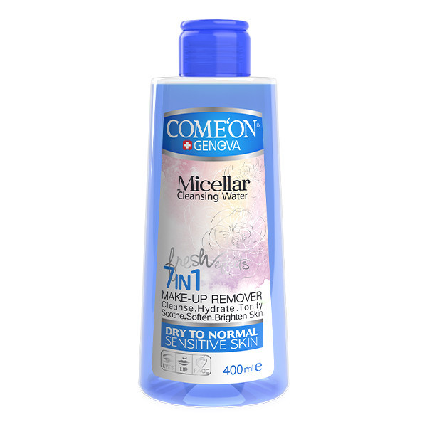 ژل شستشو صورت کامان مدل Dry حجم 500 میلی لیتر به همراه آب پاک کننده آرایش صورت کامان مدل DRY SKIN حجم 400 میلی لیتر