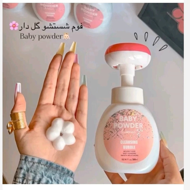 فوم شستوشوی صورت لونکو مدل شکوفه مناسب برای انواع پوست حجم 300 میلیلیتر