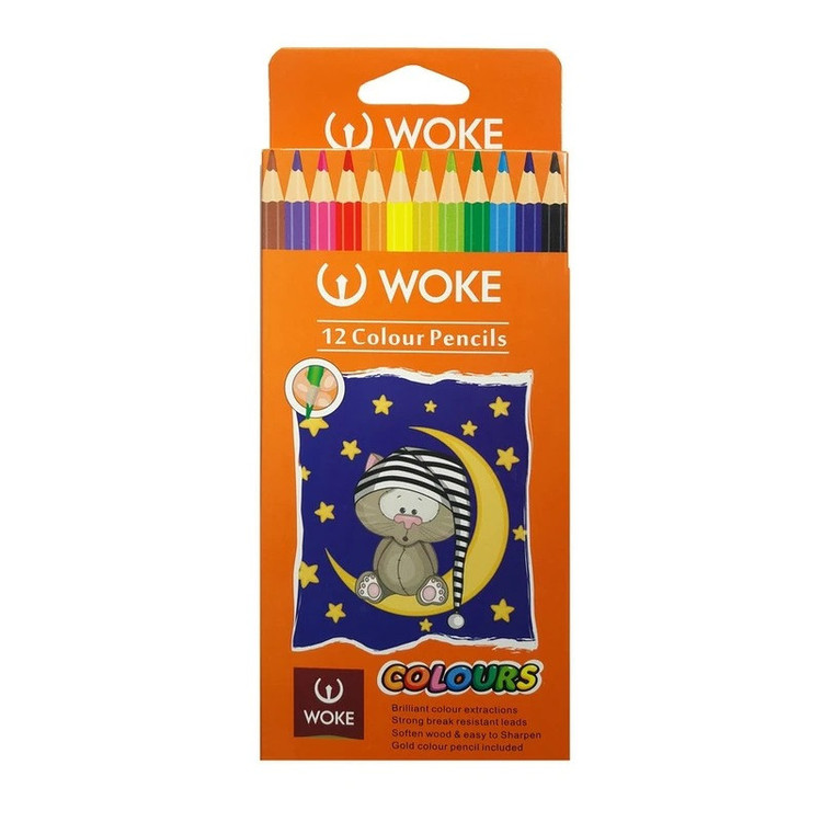 مداد رنگی 12 رنگ وک کد 9403-12 بسته 2 عددی