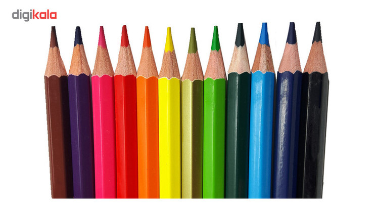 مداد رنگی 12 رنگ وک مدل colours
