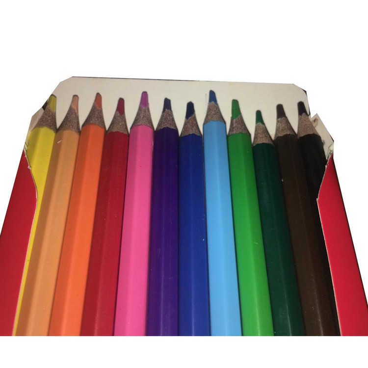 مداد رنگی 12 رنگ البرز مدل Woodless کد G12