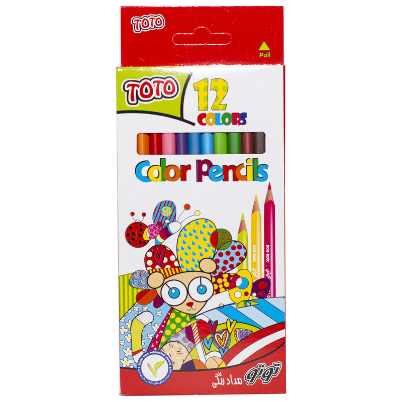 مداد رنگی 12 رنگ توتو کد 3110