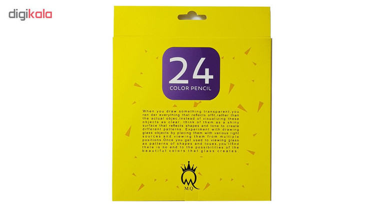 مداد رنگی 24 رنگ ام کیو مدل M.Q.24