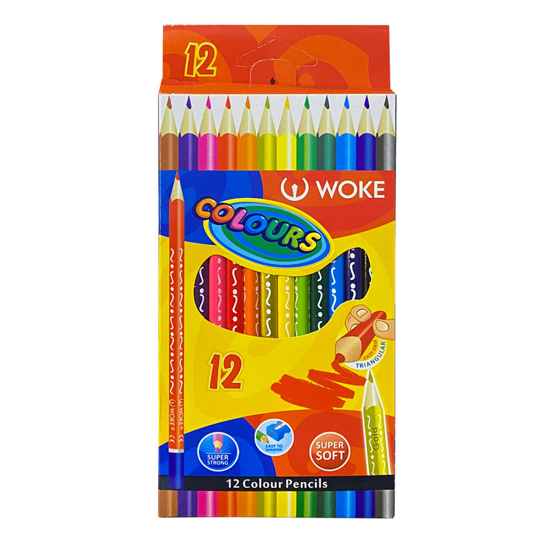 مداد رنگی 12 رنگ ووک مدل w-colors کد 172194