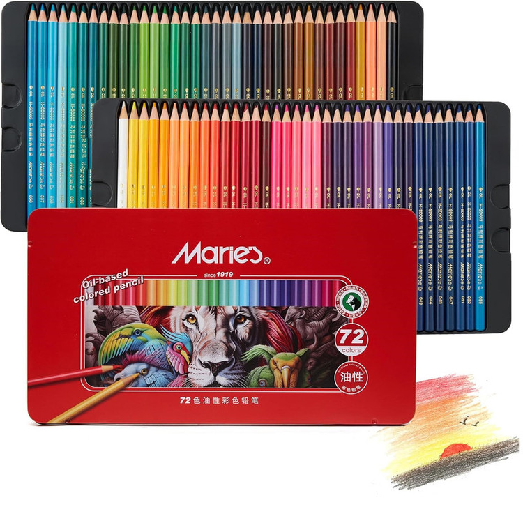 مداد رنگی 72 رنگ ماریز کد H-SD003-72