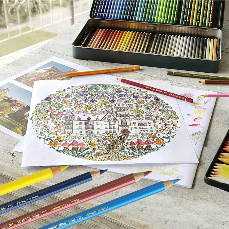 مداد رنگی 120 رنگ فابر کاستل مدل Polychromos