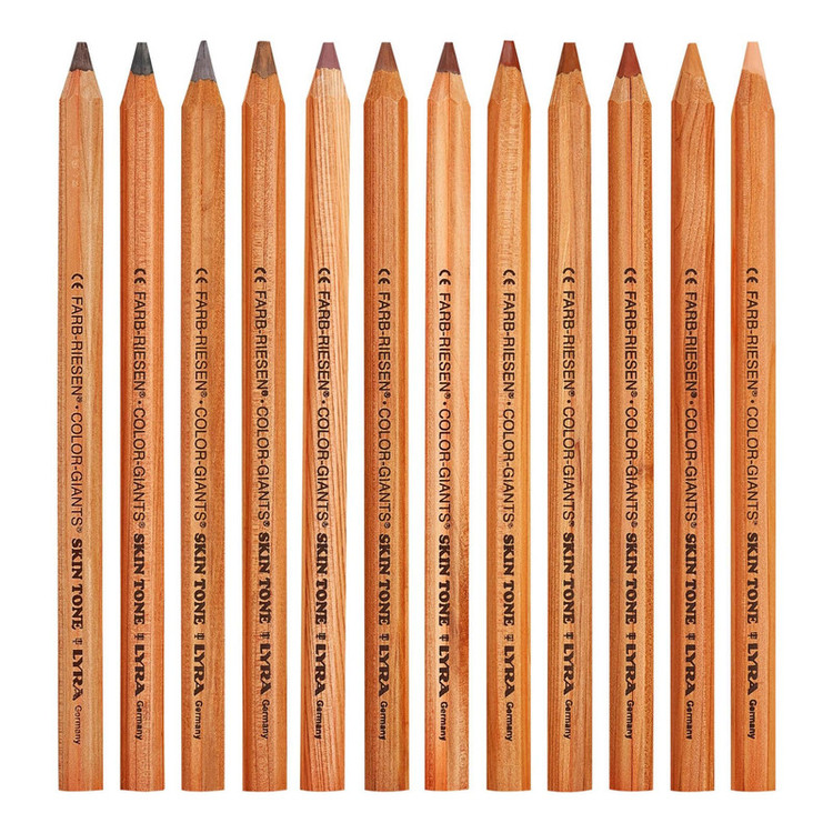 مداد رنگی 12 رنگ لیرا مدل Skin tones
