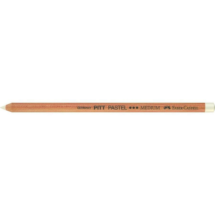 مداد پاستل سفید فابر کاستل مدل Pitt Medium کد 53953