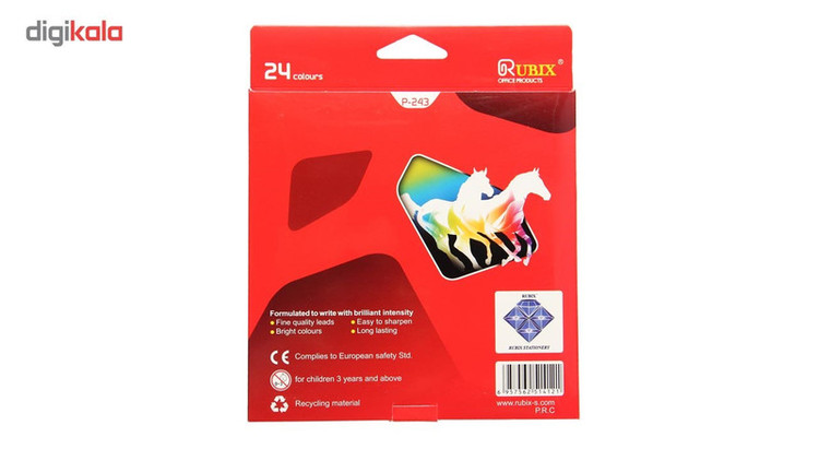 مداد رنگی 24رنگ روبیکس MRX38