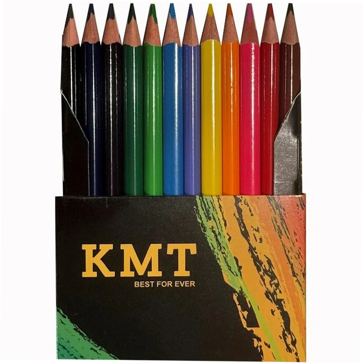 مداد رنگی 12 رنگ مدل km12
