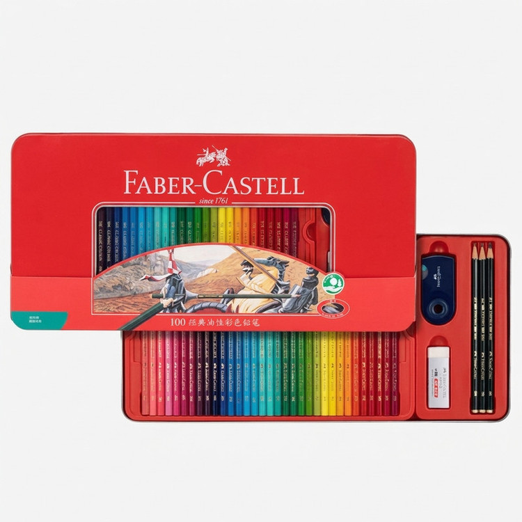 مداد رنگی 100 رنگ فابر کاستل مدل کلاسیک کد 515701