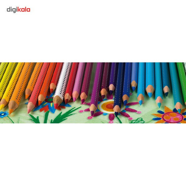 مداد رنگی 24 رنگ فابر-کاستل مدل Colour Grip