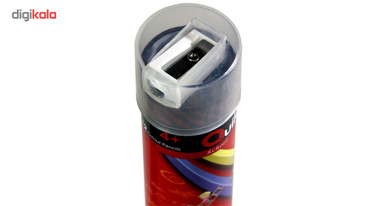 مداد رنگی 12 رنگ استوانهای کوییلو کد 634009