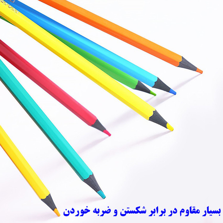 مداد رنگی 12 رنگ دلی مدل باکس دار کد 7072-12