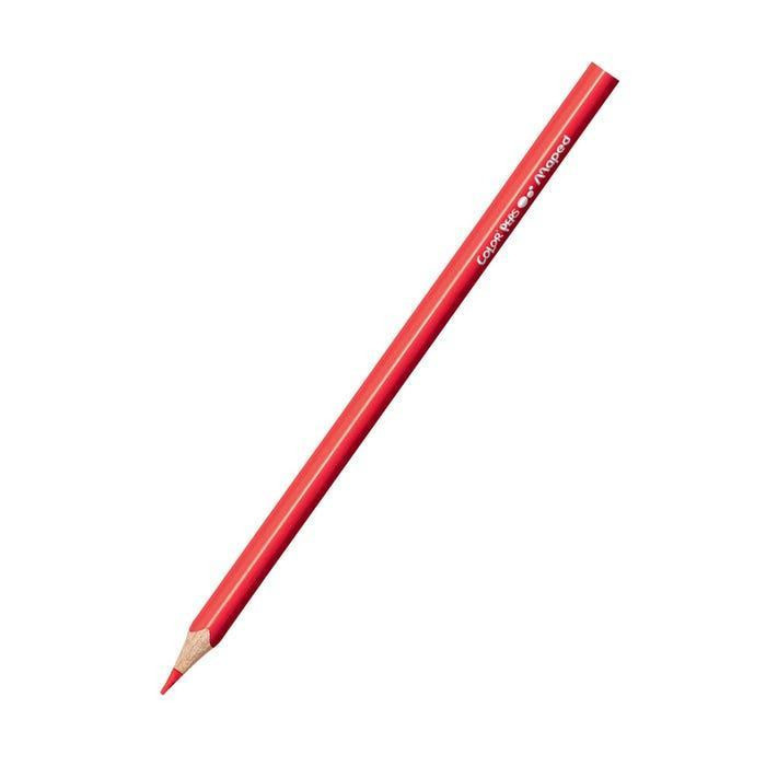 مداد رنگی 12 رنگ مپد مدل COLOR PEPS کد metal به همراه تراش و پاک کن