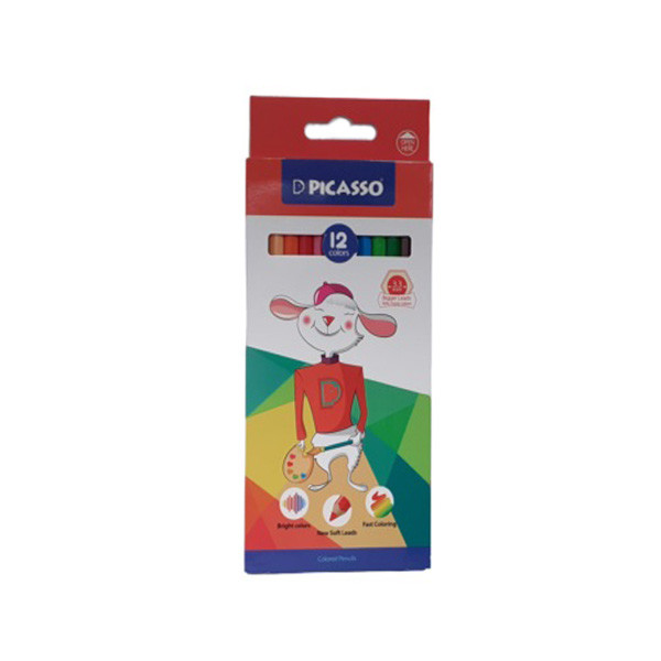 مداد رنگی 12 رنگ پیکاسو کد 60