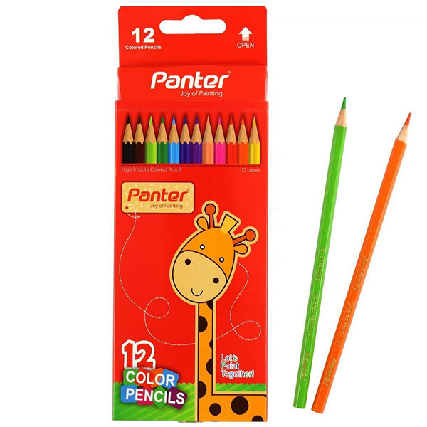 مداد رنگی 12 رنگ پنتر مدل pcp101