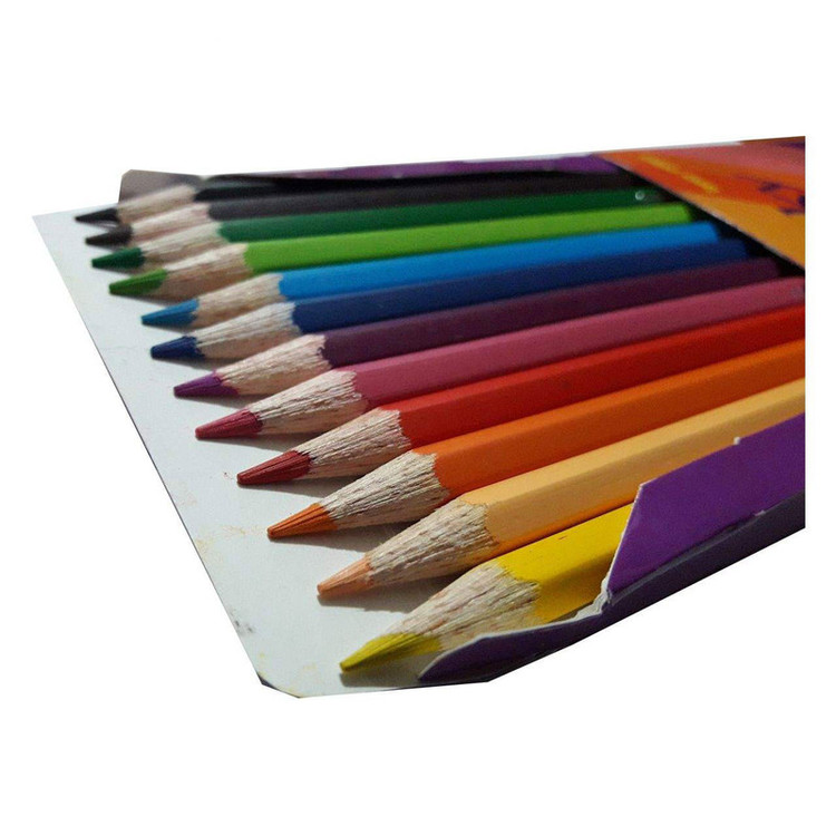 مداد رنگی 12 رنگ لوکی مدل جغد کد Looky_12 color