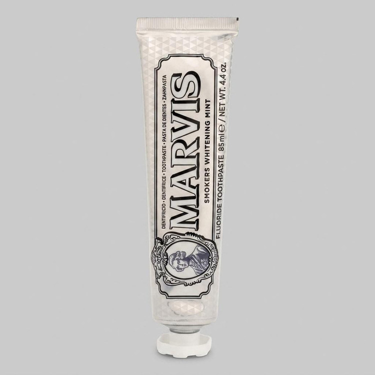 خمیر دندان سفید کننده مارویس مدل Smokers Whitening Mint حجم 85 میلی لیتر