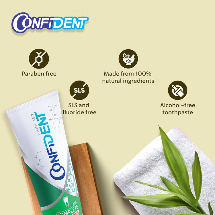 خمیر دندان کانفیدنت مدل Complete Care حجم 100 میلی لیتر