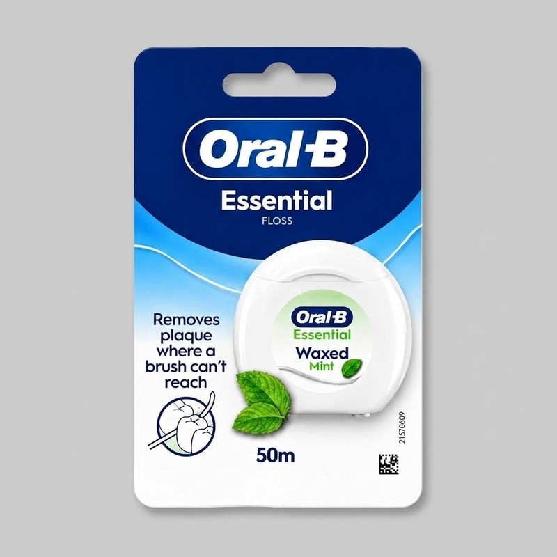 نخ دندان اورال-بی مدل Waxed Mint