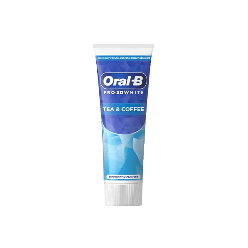 خميردندان برند اورال بی مدل PRO 3D WHITE حجم 75 میلی‌لیتر