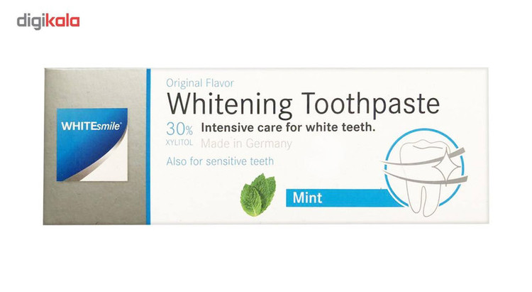 خمیر دندان سفید کننده وایت اسمایل مدل Whitening کد01