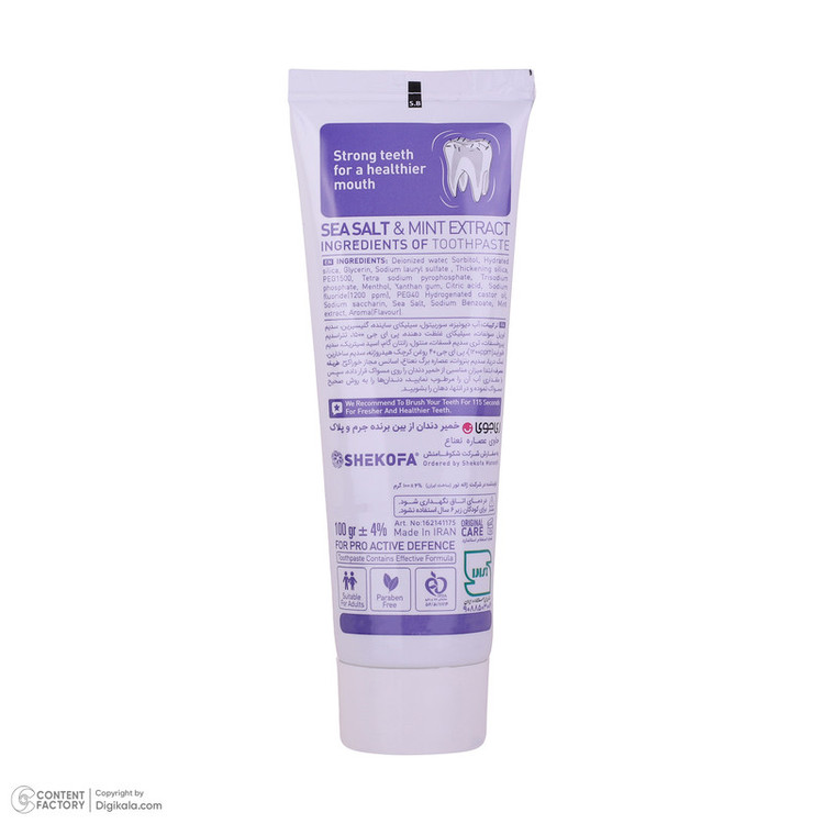 خمیر دندان ریجوی مدل Anti Cavity حجم 100 میلی لیتر