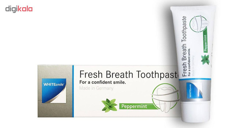 خمیر دندان خوشبو كننده وایت اسمایل مدل Fresh Breath حجم 75 میلی لیتر