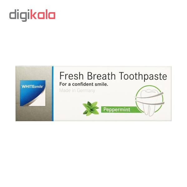 خمیر دندان خوشبو كننده وایت اسمایل مدل Fresh Breath حجم 75 میلی لیتر