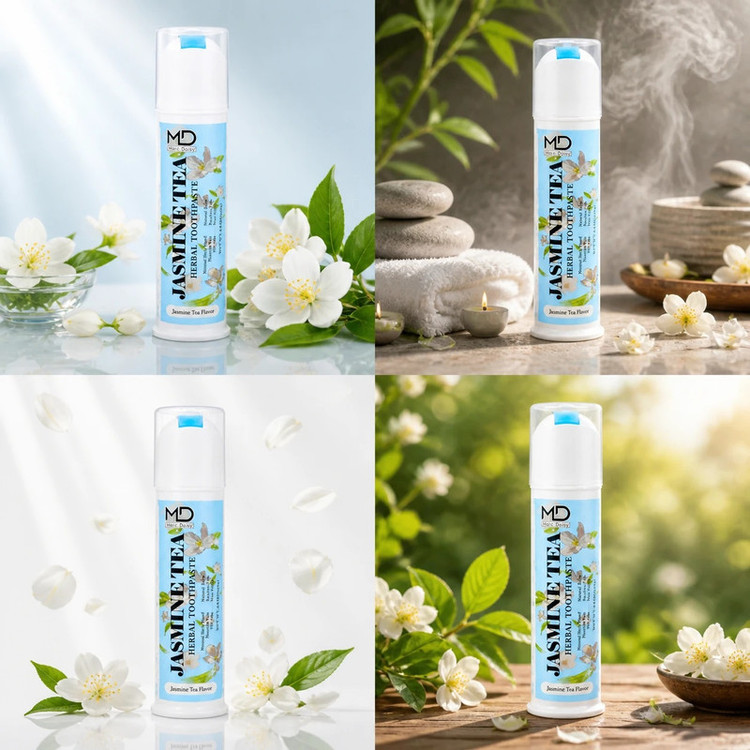 خمیر دندان طبیعی مارک دیزی مدل JASMIN با طعم چای حجم 100 میلی لیتر
