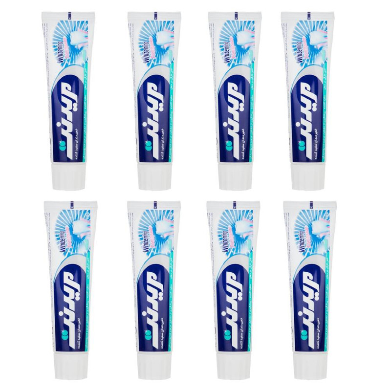 خمیر دندان مریدنت مدل Extra Whitening حجم 130 میلی لیتر بسته 8 عددی